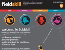 Tablet Screenshot of fieldskill.co.uk